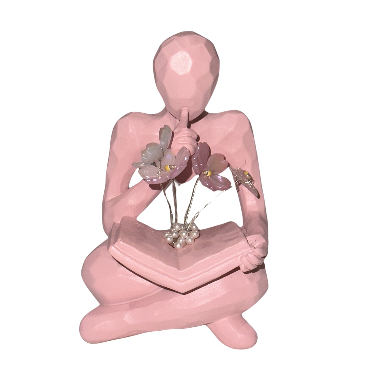 Illuminated Rose Reader Sculpture – HelloAtHome by J & E Worldwide LLC.