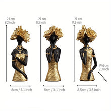 Load image into Gallery viewer, Golden Muse Expression Sculpture