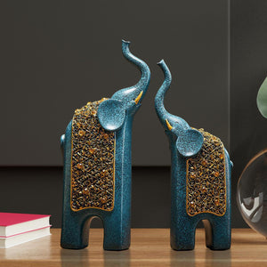 Elephantine Expression Sculpture (2pcs)