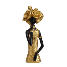 Load image into Gallery viewer, Golden Muse Expression Sculpture