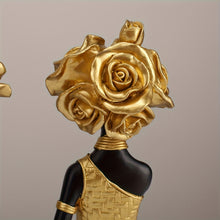 Load image into Gallery viewer, Golden Muse Expression Sculpture