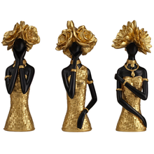 Load image into Gallery viewer, Golden Muse Expression Sculpture