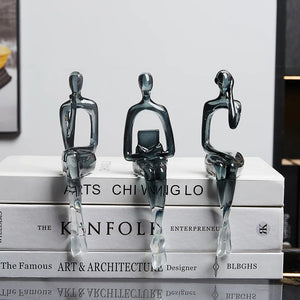 Abstract Essence Bookshelf Sculpture