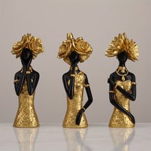 Load image into Gallery viewer, Golden Muse Expression Sculpture