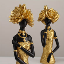 Load image into Gallery viewer, Golden Muse Expression Sculpture