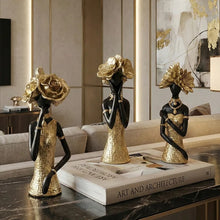 Load image into Gallery viewer, Golden Muse Expression Sculpture