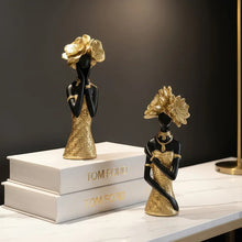 Load image into Gallery viewer, Golden Muse Expression Sculpture