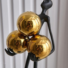 Load image into Gallery viewer, Gilded Orb Sculpture