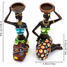 Load image into Gallery viewer, African Women Candle Holder Sculpture
