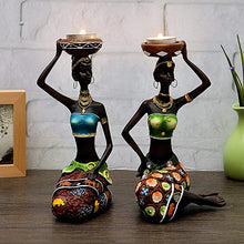 Load image into Gallery viewer, African Women Candle Holder Sculpture